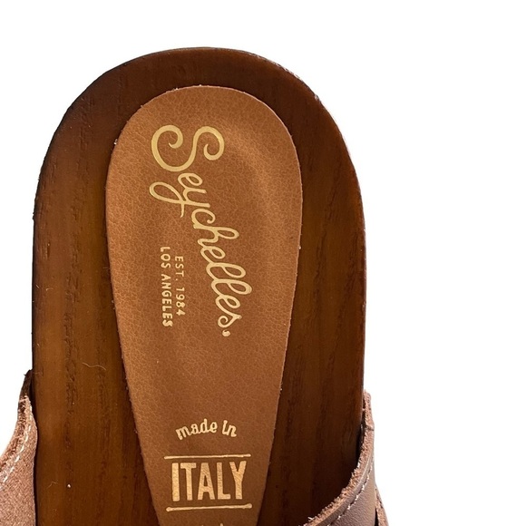 SEYCHELLES loud & clear clog in cognac Size 8.5 NWT - Picture 12 of 13